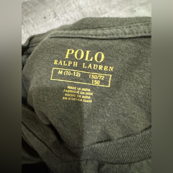 4 piece bundle set polo Ralph Lauren. 3 tops size 10/12 and swim trunks small. - Picture 6 of 10